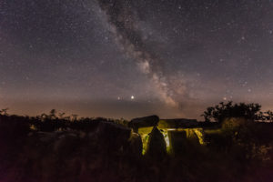 Men ar Romped and the milky way